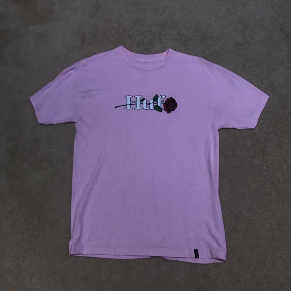 HUF Rose logo shirt